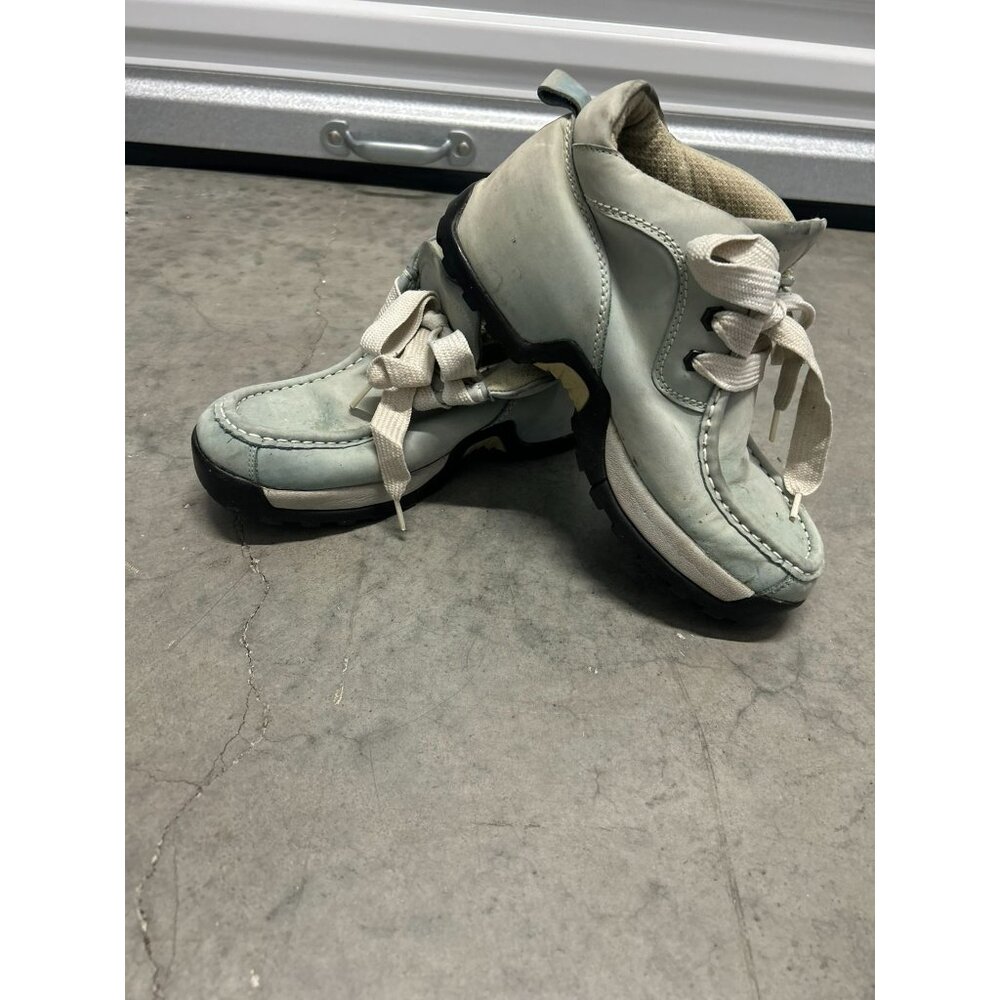 Vintage Buffalino B-Boots Light Blue Nubuck Y2K Streetwear Chunky Boots Men’s 9